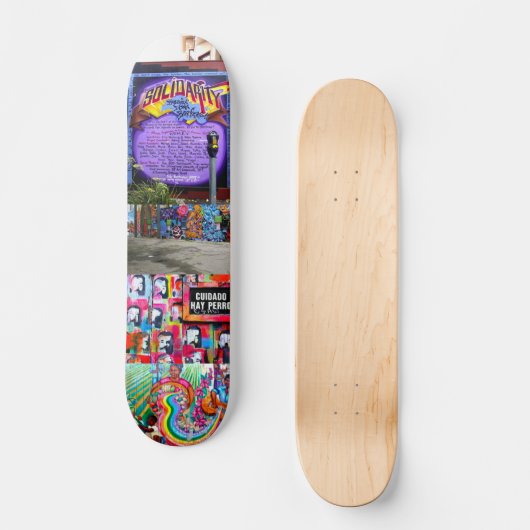 San Francisco Mission Street Art Skateboard (Voorkant)
