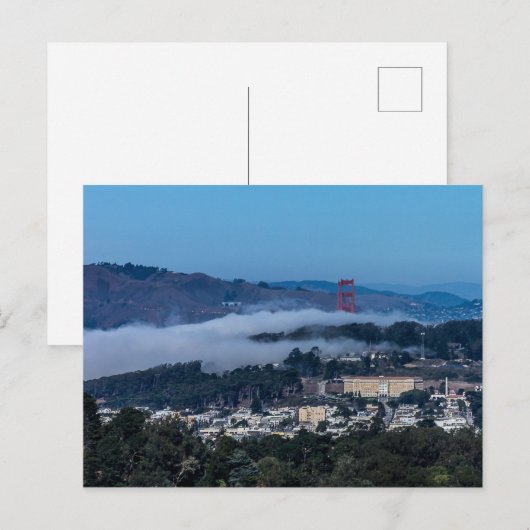 San Francisco mist binnenin Briefkaart (Voorkant / Achterkant)