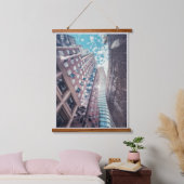 San Francisco Modern Skyscrapers  Hangend Wandkleed (Slaapkamer)