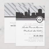 San Francisco Monogram Weddenschap Kaart (Voorkant / Achterkant)