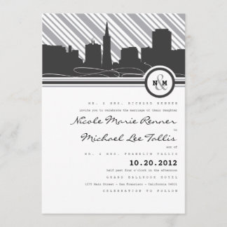 San Francisco Monogram Weddenschap Kaart