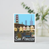 San Francisco Montage Briefkaart (Staand voorkant)