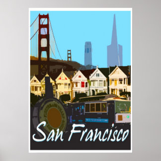 San Francisco  Montage Travel Poster