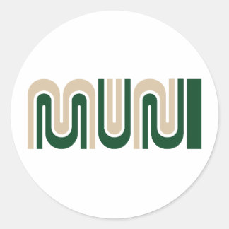 San Francisco Muni Logo Sticker