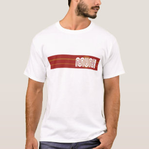 San Francisco Muni streepontwerp T-shirt