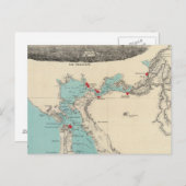 San Francisco naar Sacramento Briefkaart (Voorkant / Achterkant)