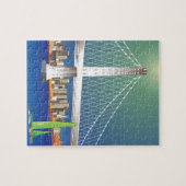 San Francisco New Oakland Bay Bridge Cityscape Legpuzzel (Horizontaal)