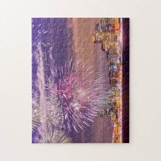 San Francisco New Year Fireworks Legpuzzel (Verticaal)