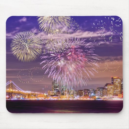 San Francisco New Year Fireworks Muismat (Voorkant)