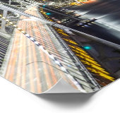 San Francisco Night Sky Line Golden Gate Bridge Poster (Hoek)