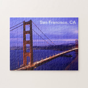 San Francisco Night Uitzicht Puzzle 11x14 Legpuzzel
