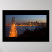 San Francisco Nightfall Poster (Voorkant)