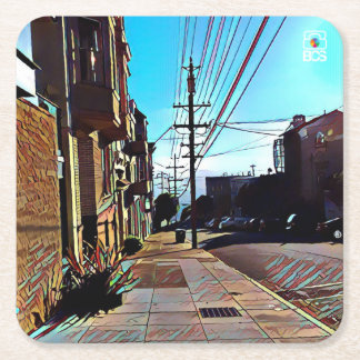 San Francisco Nob Hill Paper Onderzetter