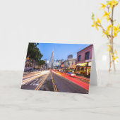 San Francisco North Beach Motion Blur Traffic Kaart (Gele Bloem)