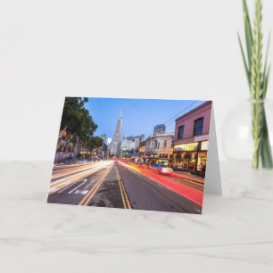 San Francisco North Beach Motion Blur Traffic Kaart