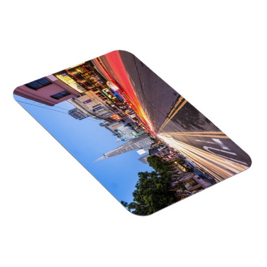 San Francisco North Beach Motion Blur Traffic Magneet (Rechterzijde)