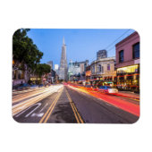 San Francisco North Beach Motion Blur Traffic Magneet (Horizontaal)
