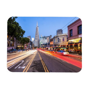 San Francisco North Beach Motion Blur Traffic Magneet