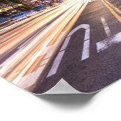 San Francisco North Beach Motion Blur Traffic Poster (Hoek)