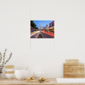 San Francisco North Beach Motion Blur Traffic Poster (Keuken)