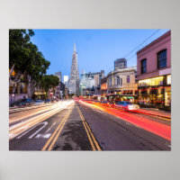San Francisco North Beach Motion Blur Traffic