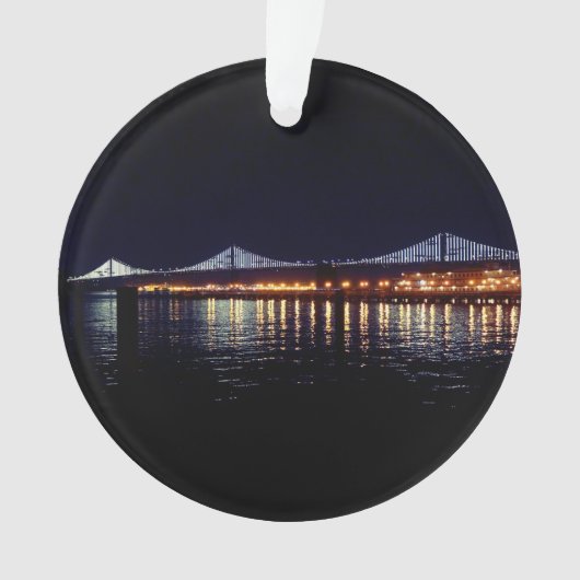 San Francisco Oakland Bay Bridge #2-1 Ornament (voorkant)