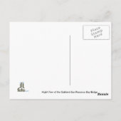 San Francisco - Oakland Bay Bridge Briefkaart (Achterkant)