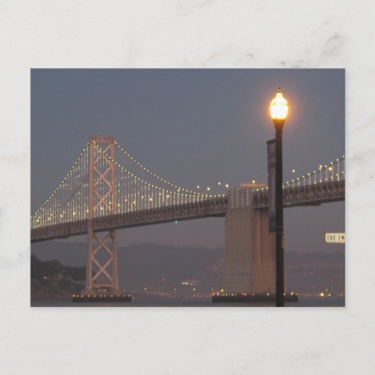 San Francisco Oakland Bay Bridge Post Card Briefkaart (Voorkant)