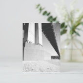 San Francisco Oakland Bay Bridge Tower Base Briefkaart (Staand voorkant)