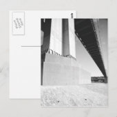 San Francisco Oakland Bay Bridge Tower Base Briefkaart (Voorkant / Achterkant)