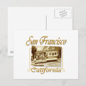 San Francisco Old Cable Car Briefkaart (Voorkant / Achterkant)