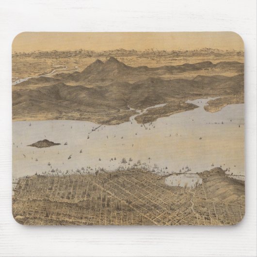 San Francisco, omringend land Muismat (Voorkant)