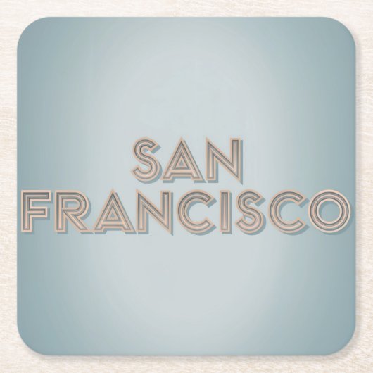 San Francisco Onderzetter Set (Voorkant)