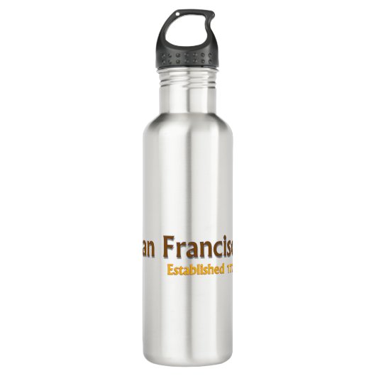 San Francisco Opgeslagen waterfles (24 oz) Waterfles (Voorkant)