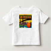 San Francisco Oranje Label Kinder Shirts (Voorkant)