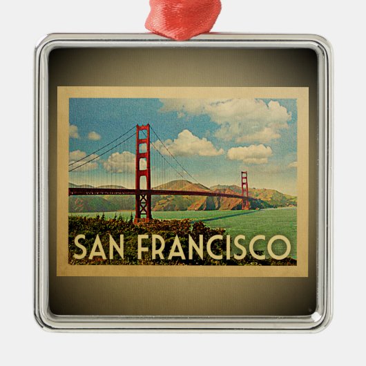 San Francisco Ornament Golden Gate Bridge  (Voorkant)