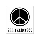 San Francisco paardsebord, rubberstempel (Afrduk)