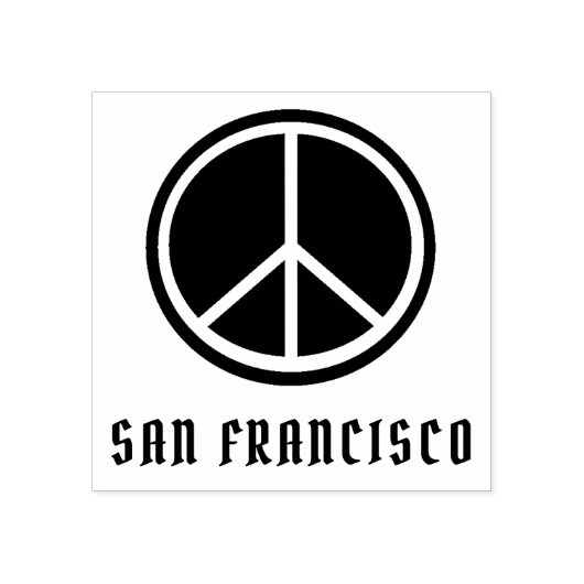 San Francisco paardsebord, rubberstempel (Afrduk)