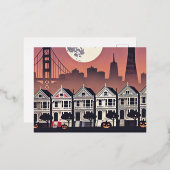 San Francisco Painted Dames Folie Feestdagen Briefkaart (Voorkant / Achterkant)