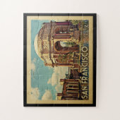 San Francisco Palace California Vintage Travel Legpuzzel (Verticaal)
