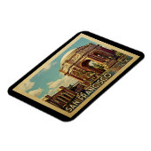San Francisco Palace California Vintage Travel Magneet (Linkerzijde)