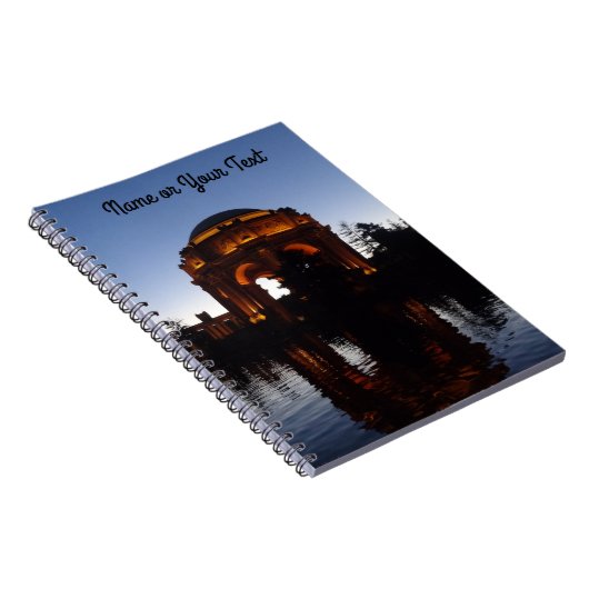 San Francisco Palace of Fine Arts Notitieboek (Rechterzijde)