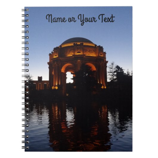 San Francisco Palace of Fine Arts Notitieboek (Voorkant)