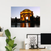 San Francisco Palace of Fine Arts Poster (Thuiskantoor)