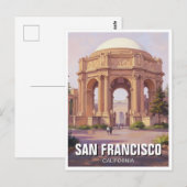 San Francisco Paleis voor Schone Kunsten Californi Briefkaart (Voorkant / Achterkant)