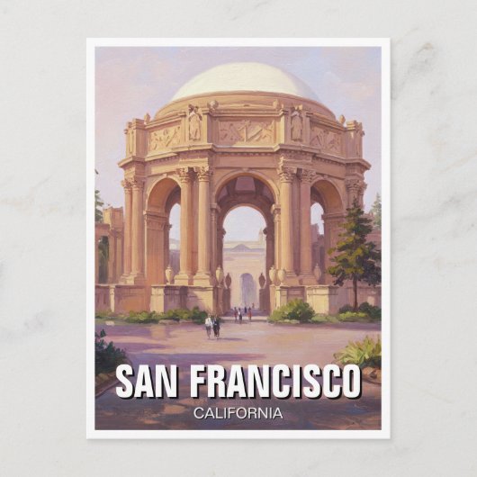 San Francisco Paleis voor Schone Kunsten Californi Briefkaart (Voorkant)