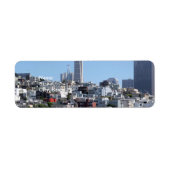 San Francisco Panorama Etiket (Voorkant)