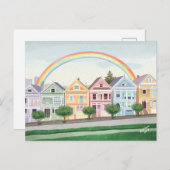 San Francisco Pastel geschilderde dames Briefkaart (Voorkant / Achterkant)