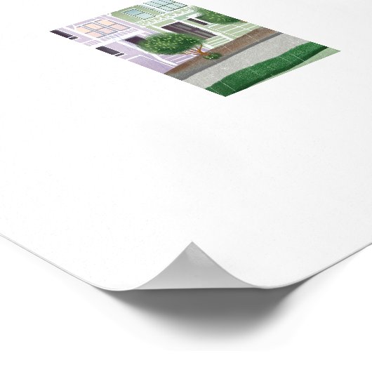 San Francisco Pastel geschilderde dames grote prin Poster (Hoek)