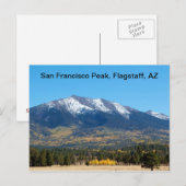 San Francisco Peak in de Herfst Briefkaart (Voorkant / Achterkant)